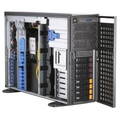 GPU SuperWorkstation SYS-740GP-TNRBT - tower - Dual Intel Xeon Scalable Processors - up to 4TB memory - 8x SATA (4x NVMe) - 2x 10Gb/s RJ45 - up to 4x GPU - 2200W Redundant
