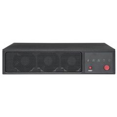 IoT SuperServer SYS-E200-12D-8C - compact - Intel Xeon D-1736NT Processor - up to 128GB memory - 1x M.2 NVMe/SATA - 2x 10Gb/s RJ45 & 2x 25Gb/s SFP28 - 180W DC adapter