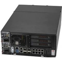 SuperServer SYS-E403-9D-14CN-FRN13+ - tower - Intel Xeon D-2177NT Processor - up to 512GB memory - 4x SATA (fixed) - 9x 1Gb/s RJ45 + 4x 10Gb/s SFP+ - 800W Redundant