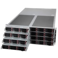 FatTwin SuperServer SYS-F511E2-RT - 4U - 8 nodes - Single Intel Xeon Scalable Processors - up to 4TB memory - 6x SATA/NVMe - 2000W Redundant