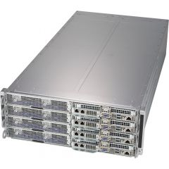 FatTwin SuperServer SYS-F619H6-FT - 4U - 4 nodes - Dual Intel Xeon Scalable Processors - up to 3TB memory - 12x SATA (fixed) - 2200W Redundant