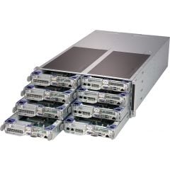 FatTwin A+ Server AS-F1114S-FT - 4U - 8 nodes - Single AMD EPYC Processors - up to 4TB memory - 2x SATA + 2x NVMe (fixed) - OOB license - 2000W Redundant
