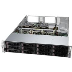 CloudDC SuperServer SYS-620C-TN12R - 2U - Dual Intel Xeon Scalable Processors - up to 4TB memory - 12x NVMe/SATA - 1200W Redundant
