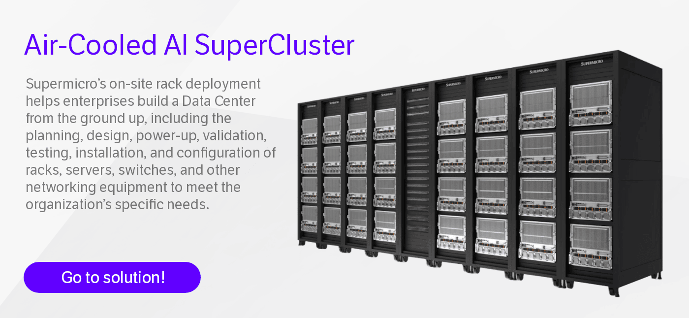 Air-Cooled AI SuperCluster